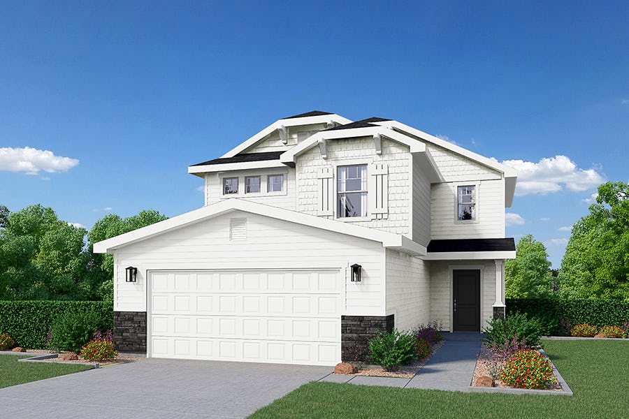 Payette 2Story Floor Plan New Home in Idaho